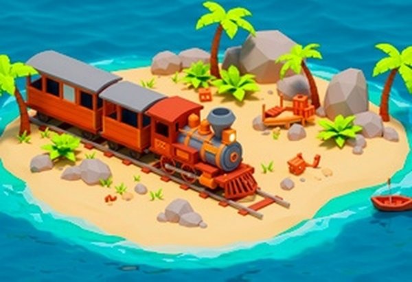 Peaceful Railway Island Builder
