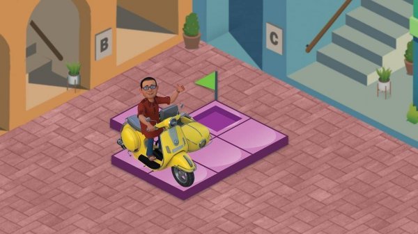Parking Puzzle: Family Scooter