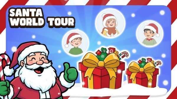 Santa Gift Merge World Tour