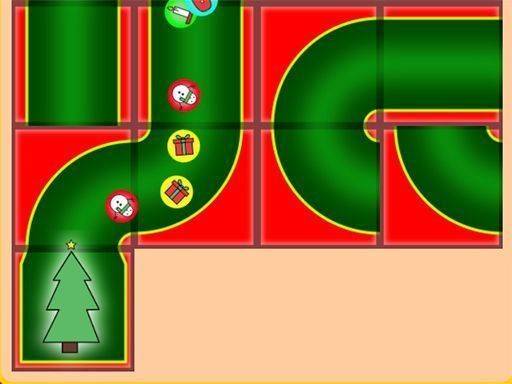 Festive Pipe Puzzle Game