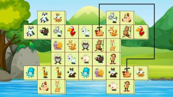 Animal Tile Match Puzzle
