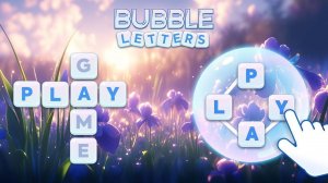 Bubble Letters Word Puzzle Game