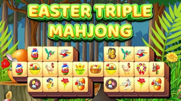 Spring Triple Tile Match Puzzle