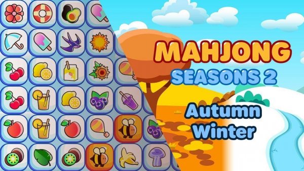 Seasonal Mahjong Tile Match