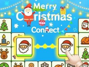Merry Christmas Connect Puzzle Game