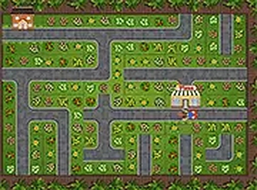 Pizza Delivery Puzzles: Road Builder